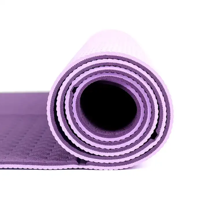 Eco Friendly Custom Logo Low Price Wholesale Pilates Mat Anti Slip Eco Friendly Fitness Exercise TPE Yoga Mat