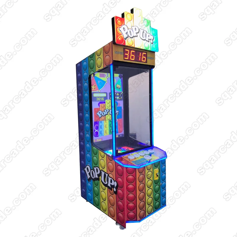 Coin Operated Indoor kids Simulator pop up Ball Arcade Vending Machine Lottery Ticket Redemption Game Machine