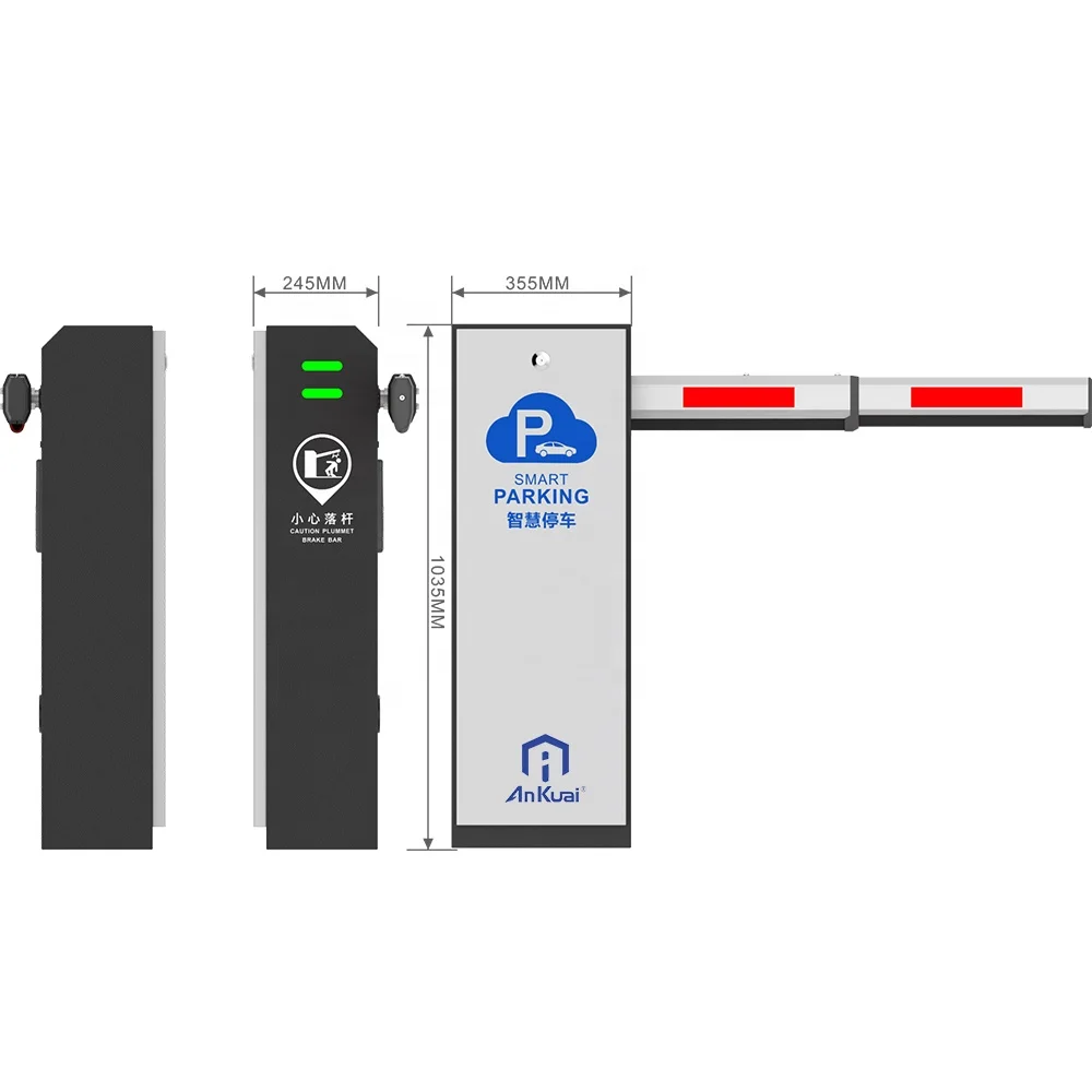 10 Million MTBF 100% Duty Cycle Automatic Parking Gate Barrier