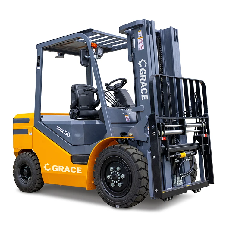 New Logistic lifting Equipment montacargas diesel 2 2.5ton 3 ton 4 5 ton fork lift Japanese engine 4x4 forklift truck price