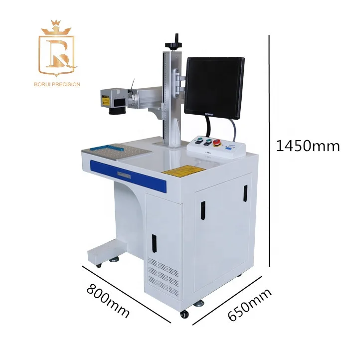 Волоконно-маркировочная машина лазерная гравировальная маркировочная 3D динамический цвет Mopa 100 Вт JPT 60 30 50