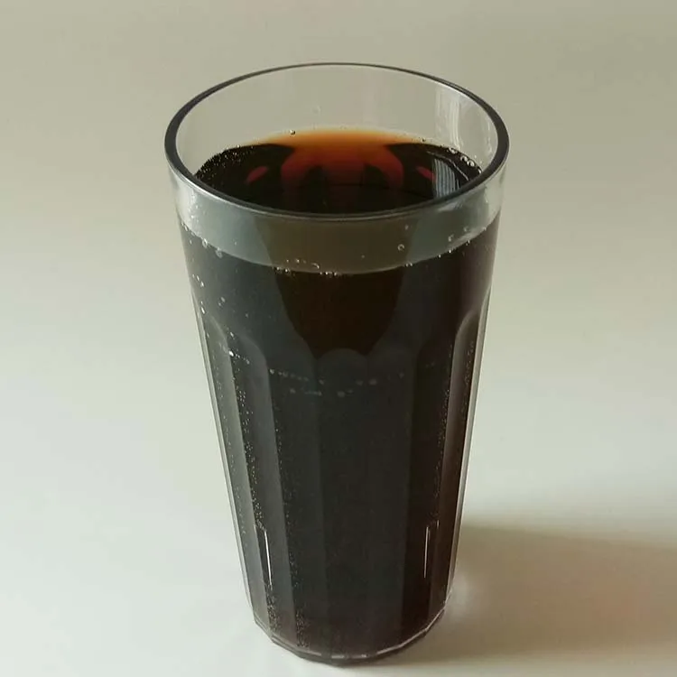 BPA Free Non-slip Stripe Reusable PS Plastic Drink Cups