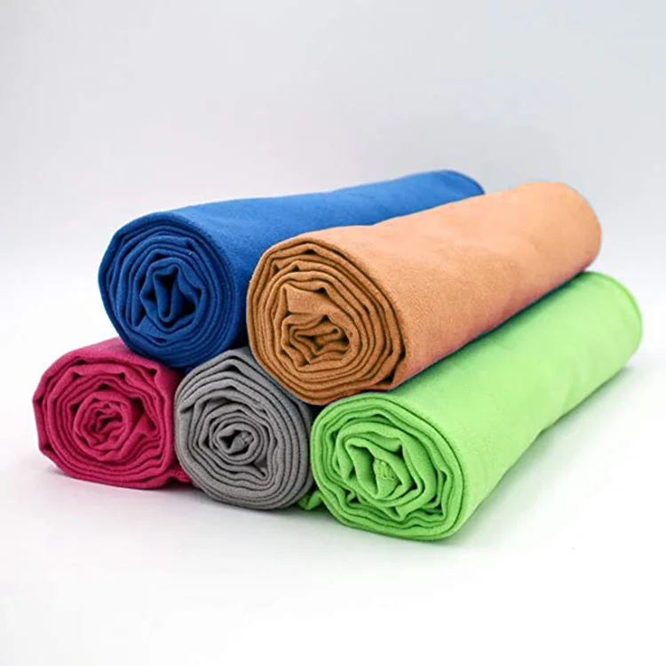High Quality Microfiber Double-sided Suede Sports Towel Custom Yoga Towel