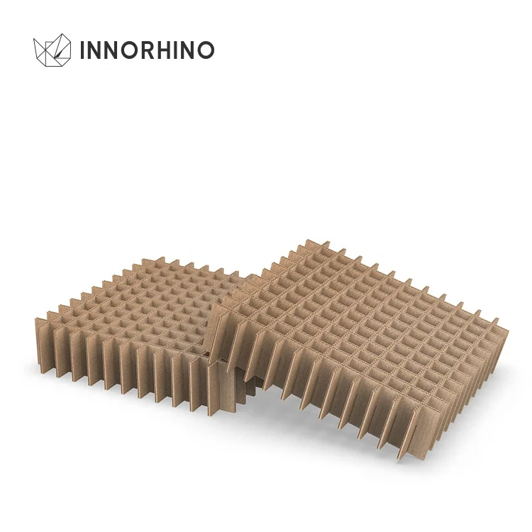 Оптовая продажа с фабрики Малый продукт нагрузка гофрированный картон 144 ячеек картонная коробка делитель INNORHINO