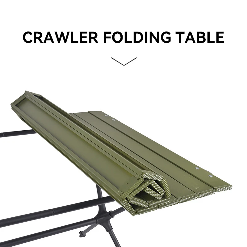 Modern aluminum alloy outdoor picnic table Factory wholesale aluminum alloy folding storage Portable picnic camping table