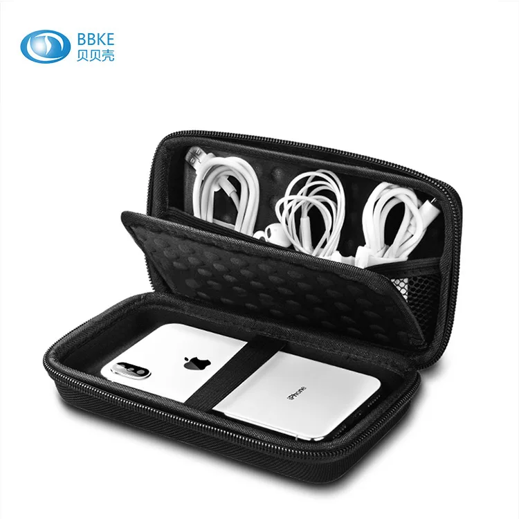 Digital Accessories Power Bank Charger Travel Kit EVA OEM Power Bank Charging Case Travel Storage Bag Nylon Soft Case Storage