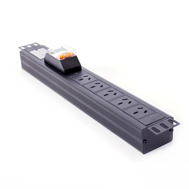 Good Price 220V 16A Rack 5 Ways Power Distribution Unit Australian Socket PDU