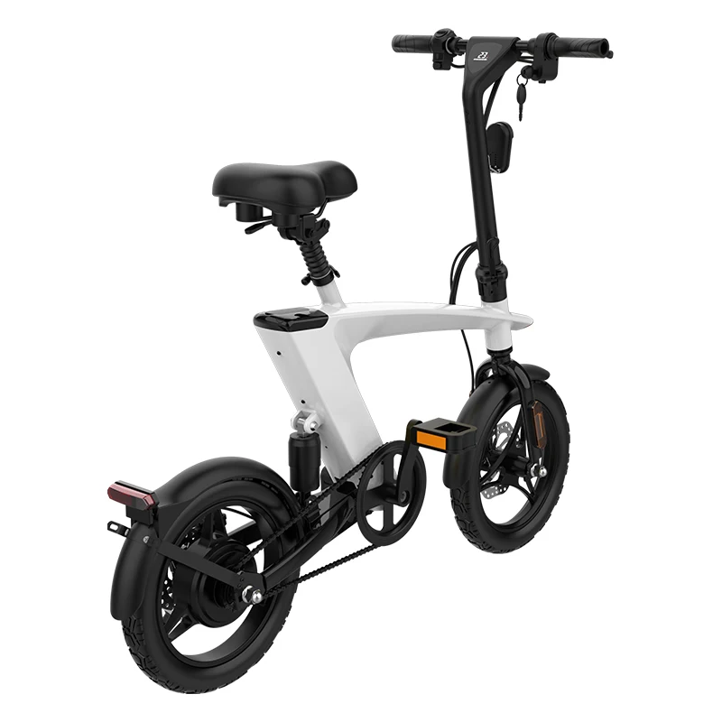 Cross-border Japanese lithium battery two-wheel folding electric bicycle speed shifting generation driving adult pedal power ele