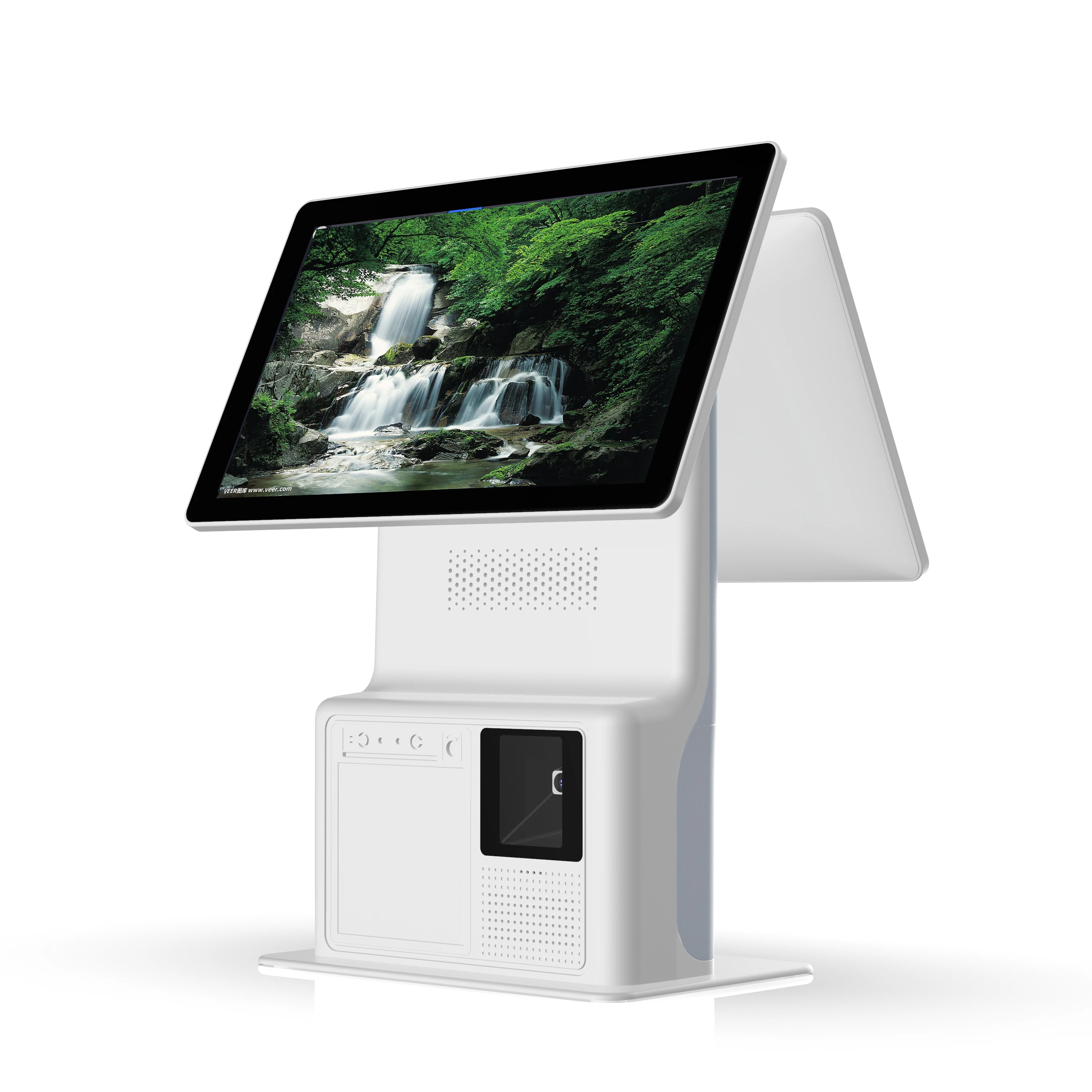 China source factory ODM / OEM dual screen intelligent POS system cash register, cash register system order machine