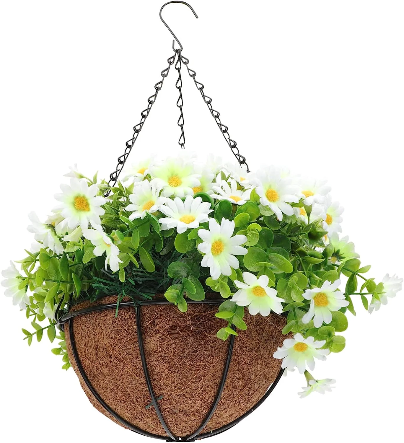 12 Inch Coconut Fiber Plant Basket Liner for Garden Planter Flower Pot