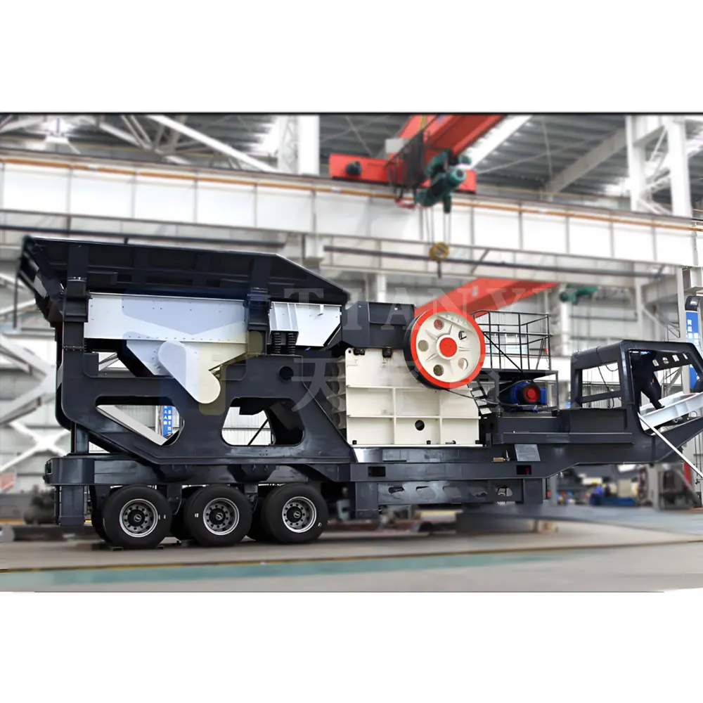 Energy-Saving And Efficient Jaw Mobile Crushing Station For Granite Basalt Aggregate Crushing