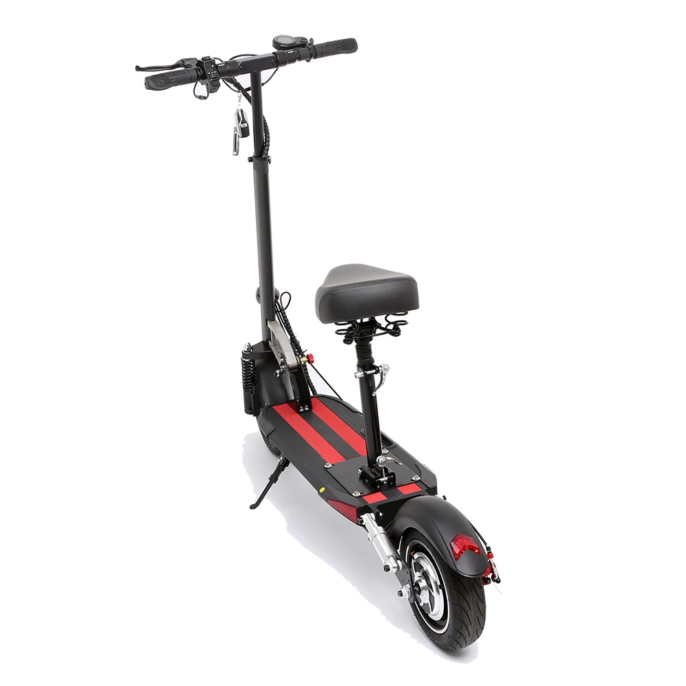 2021 long range electric fast scooter seated e scooters 2 wheels with seat foldable in europe warehouse dropshipping