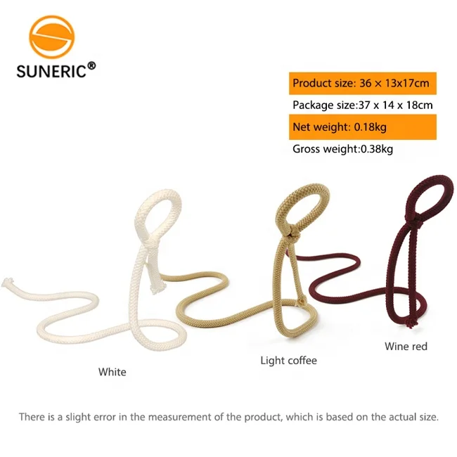 Craft Chain Wine Rack Magic Suspended metal wine display rack White Rope Wine Bottle Holder