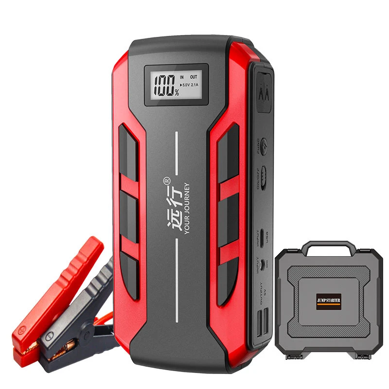 12V Car Jump Starter 12000mAh Power Bank Emergency Starting Auto Battery Booster Resccue Jump Starter