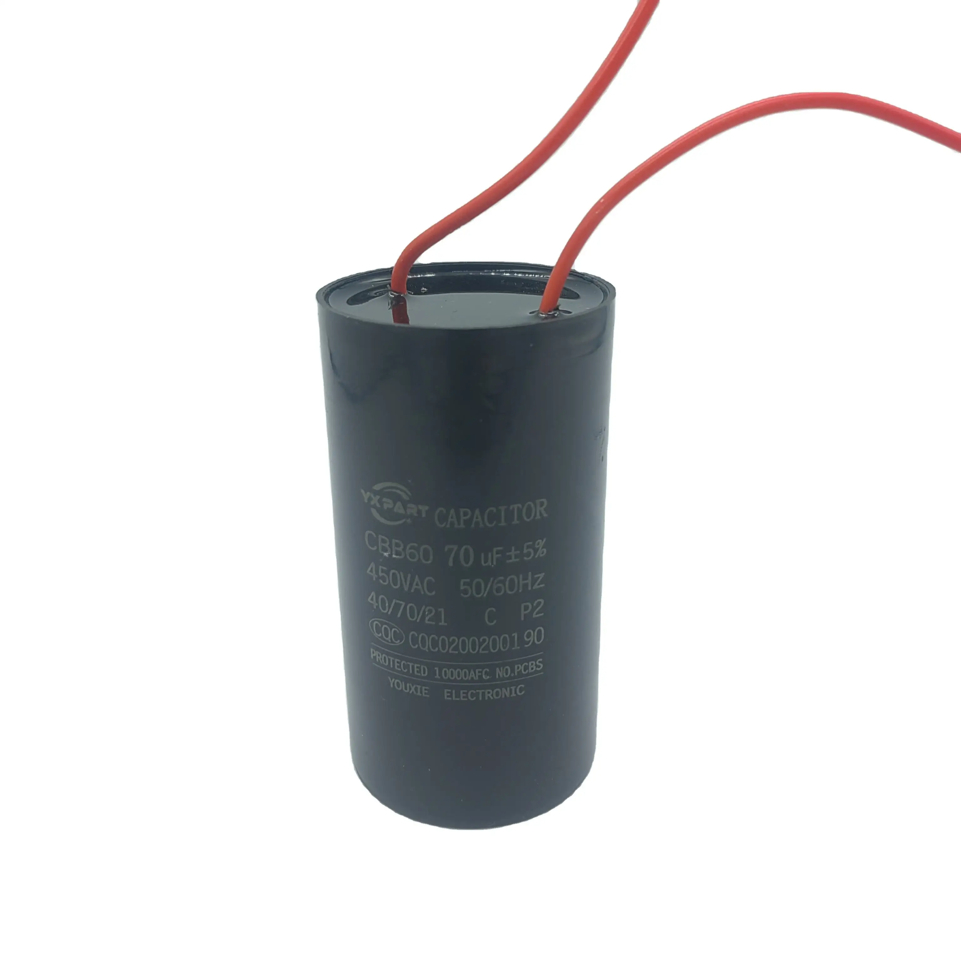 Washing Machine Capacitor Motor Run Capacitor 250V 370V 450V