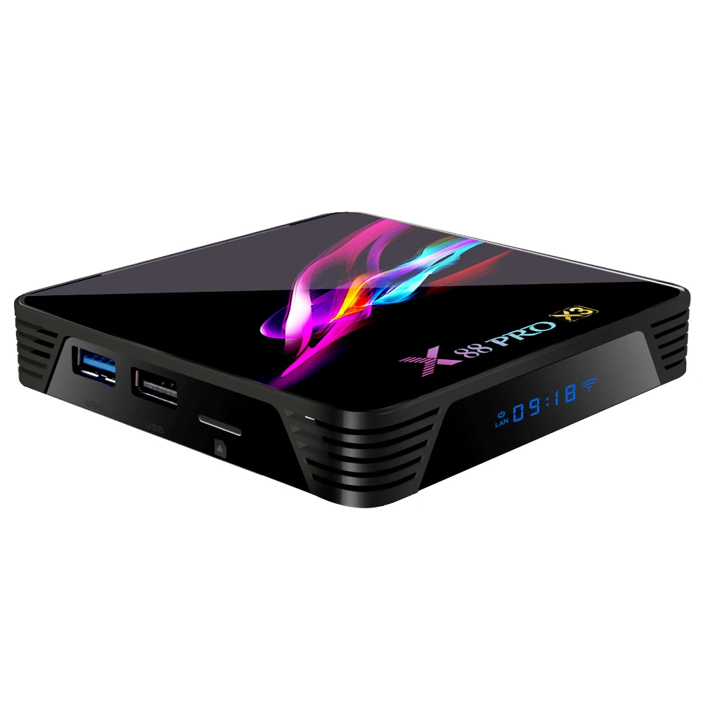 x88 pro x3 8k S905X3 Quad-Core TV Receiver Android 9.0 Smart TV Box x88 pro x3 anycast