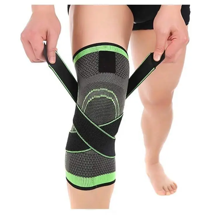 Gym Basketball Volleyball Brace Protector Support Elastic Compression Knee Brace