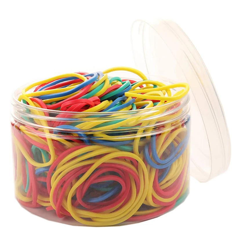 500pcs Size 16 Small Rubber Bands for Office School Home Elastic Band