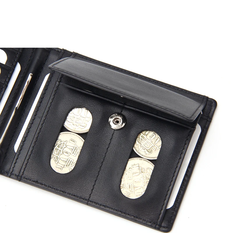 Мужской кошелек с RFID-защитой и отделением для монет
