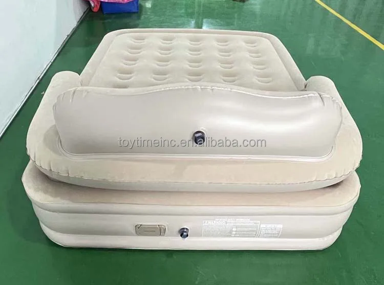 high-quality double Air Mattress with Built in Pump Wholesale Inflatable Mattress for Guest Inflatable Blow Up Air Bed