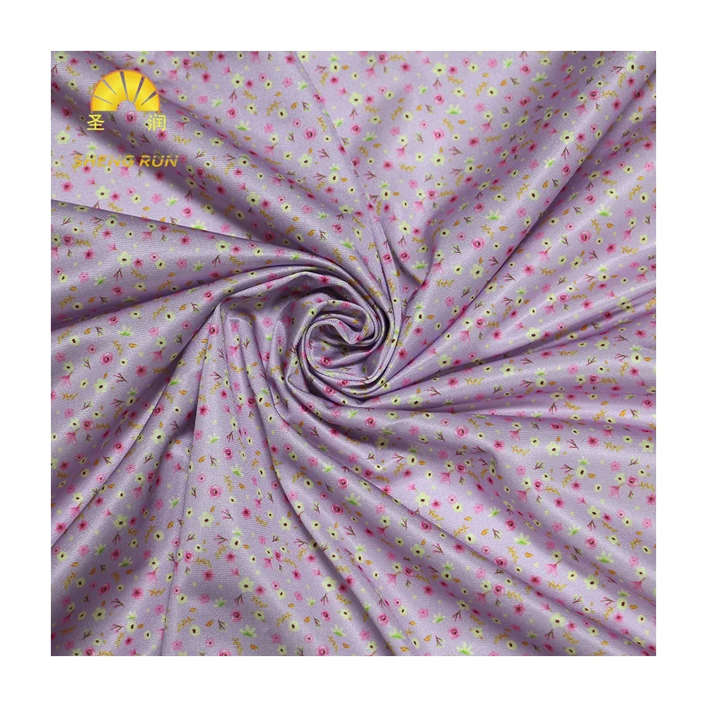 New Product 100% Polyester Digital Custom Printing Soft 50D Oxford Fabric for Dress