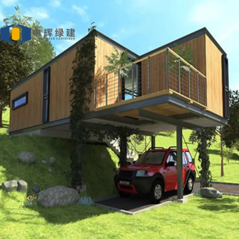 CGCH Rapid Assembly Of Prefab And Custom Hotel Or Office Container House Tiny Houses Mobile Wheels Projects