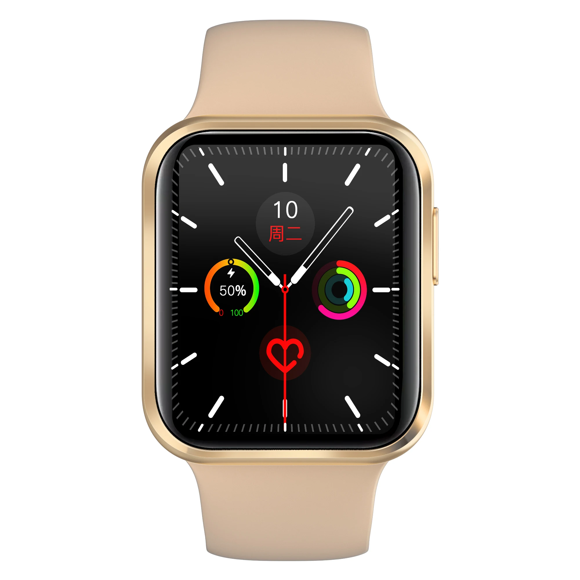 U9 Full Screen Touch Heart Rate Pressure EGG BP BO2 Monitor  BT Call Multi Sport Mode Wireless Payment Smartwatch Smart Watch U9
