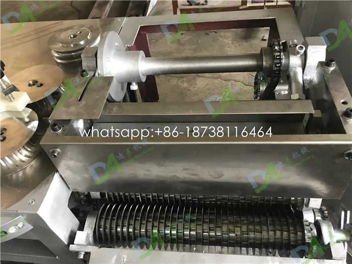 Column hard fruit candy slicer cutter Handmade lollipop forming cutting machine sliced Windmill candy making machine