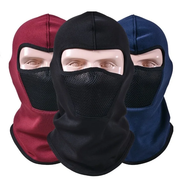 Stock Winter Hats Cycling Windproof Fleece Balaclava Custom Ski Motorcycle Balaclava Hood Mask