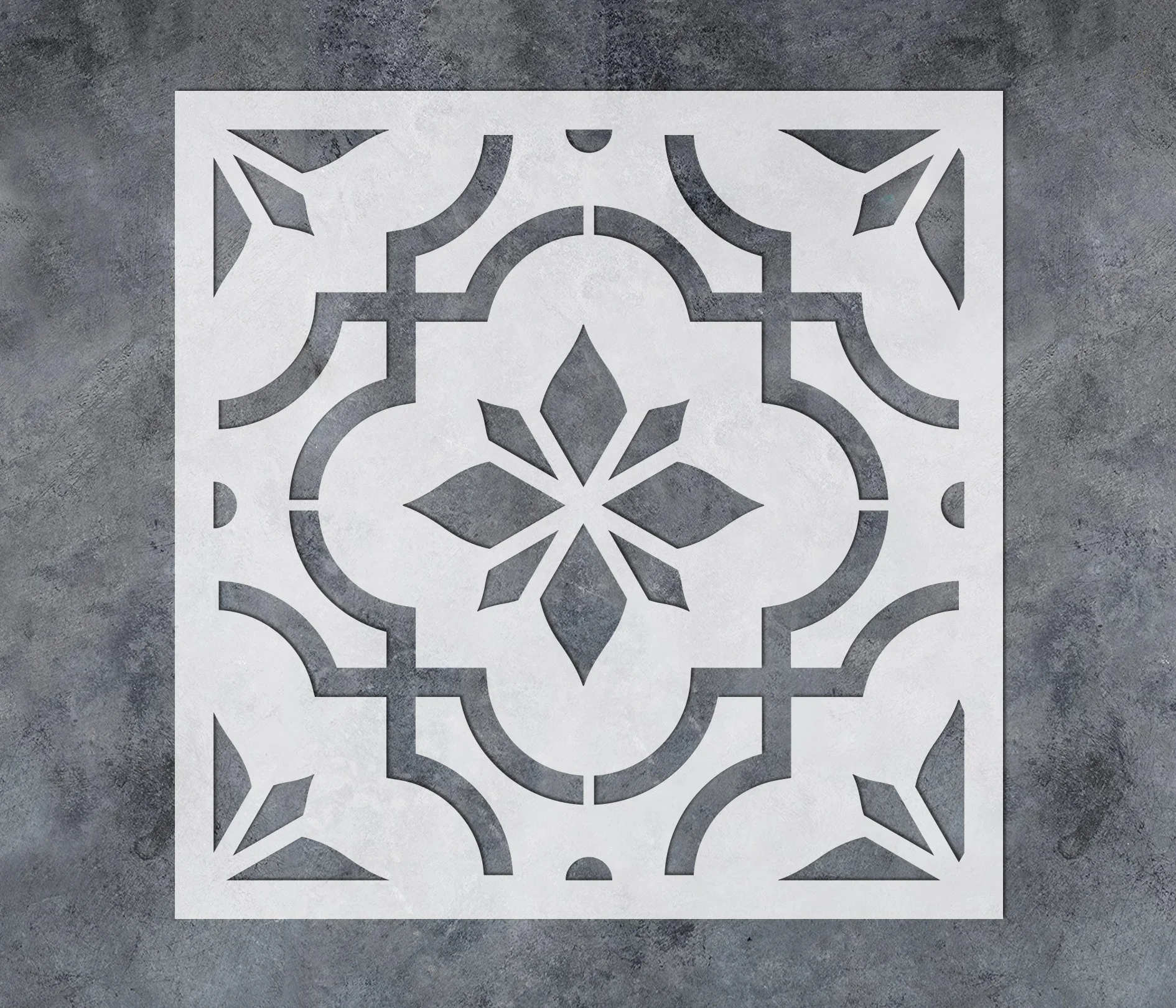 Reusable Tile Stencil, Home Decor Tile Stencils,Decorative DIY Painting Stencil