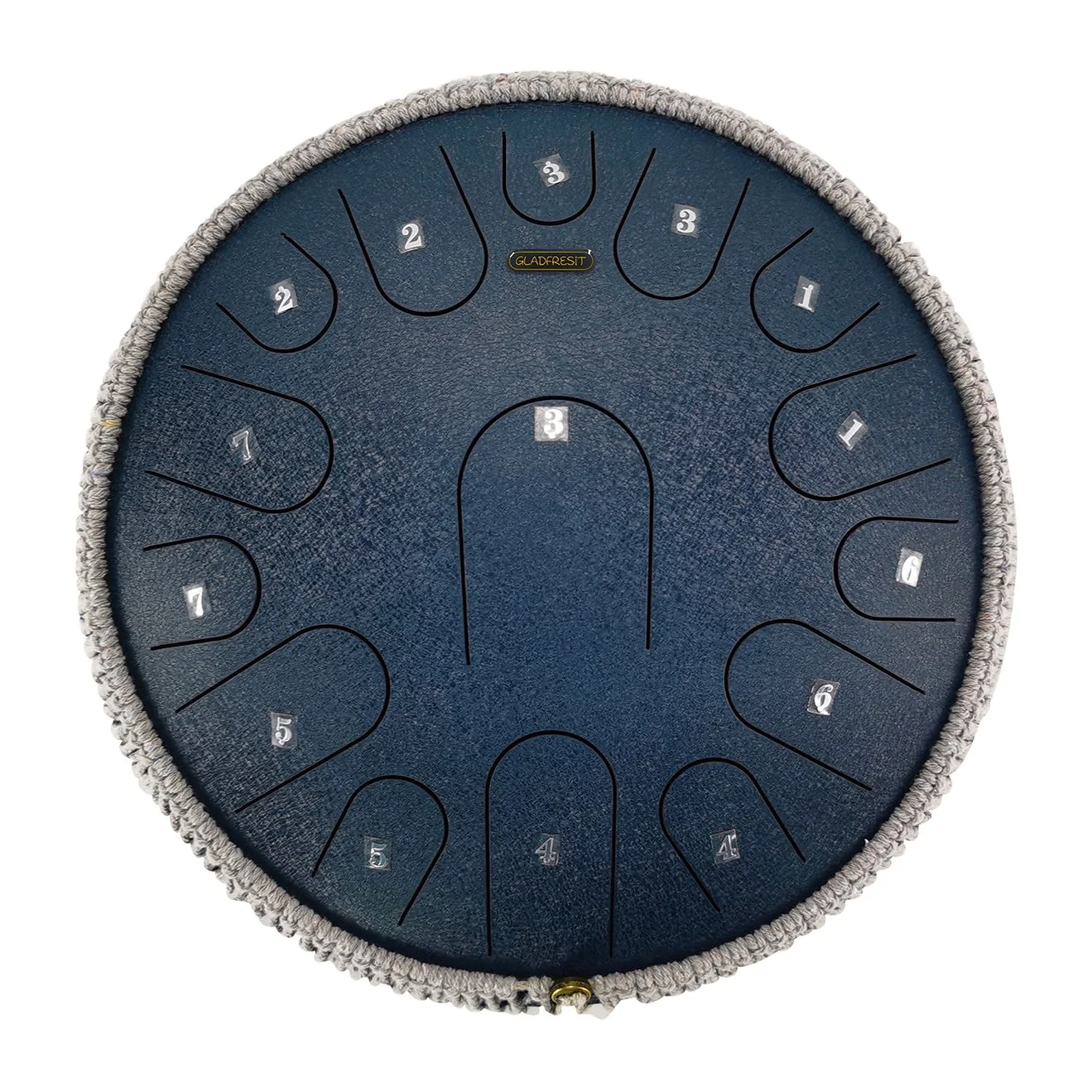 ASTEMAN Steel Tongue Drum Star series Starry blue 14 inch 15 tone C key Lotus Steel Tongue Drum