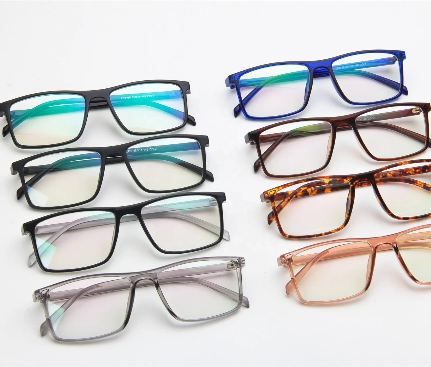 Trend Reading Glass Frame 2022 Amazon Hot Classic Men Women Square Frames Anti Bluelight Blue Light Blocking Glasses Eyeglasses