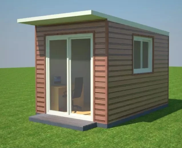 Deepblue Smarthouse  Cost-Effective Portable foldable house with bathroom light gauge steel framing modular home