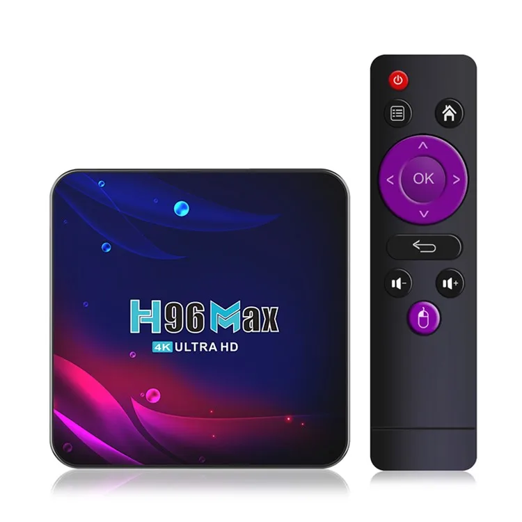 H96 Max V11 4GB RK3318 Android 11.0 TV Box 2.4G/5G WiFi+BT4.0 4K UHD Streaming Media Player