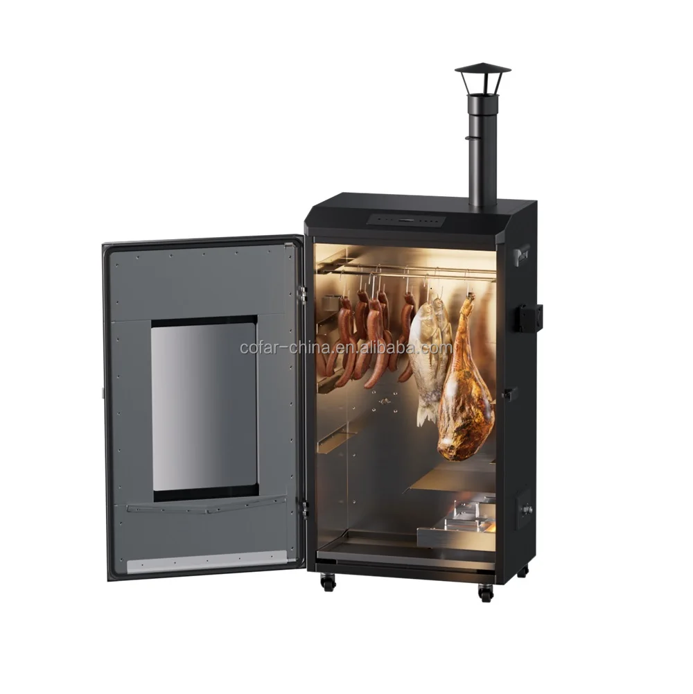 Electric Vertical BBQ Smoker 40 inch vertical type  with Analog Temperature Control