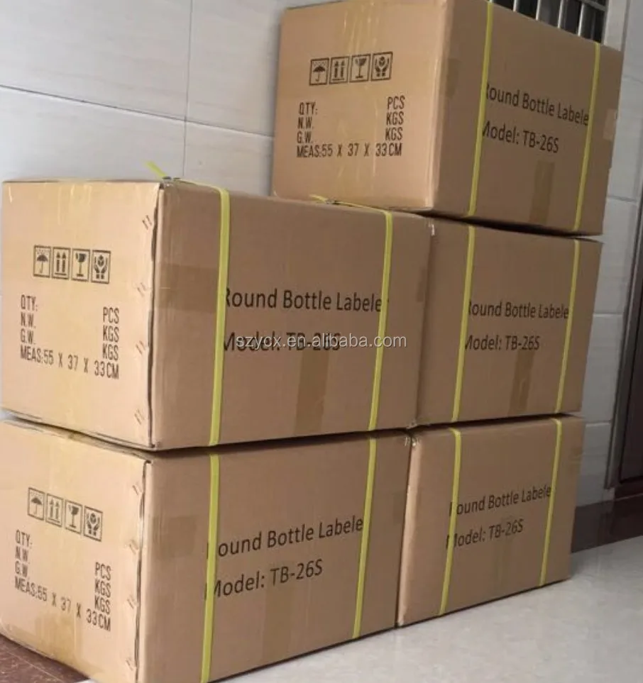 
Semi Automatic Manual Portable Round Bottle Labeling Machine For Small Business TB-26S 