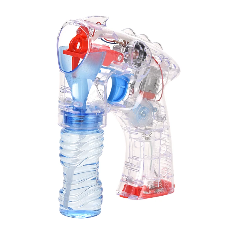 Powered Light Up Bubble Blaster Gun Set