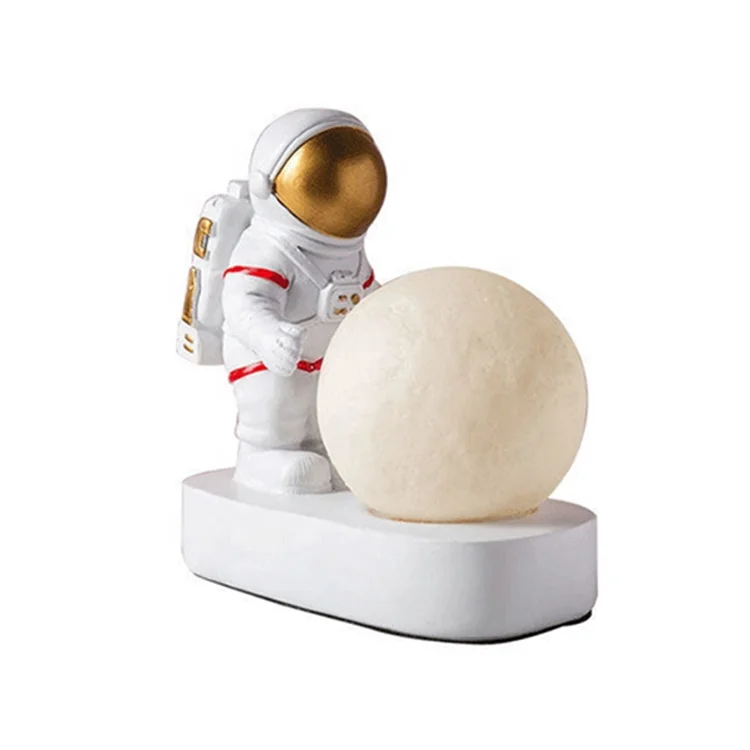 3D Moon Lamp Astronaut LED Table Lamp Bedside Lamp for Home Bedroom Kids Boys Birthday Xmas Gifts
