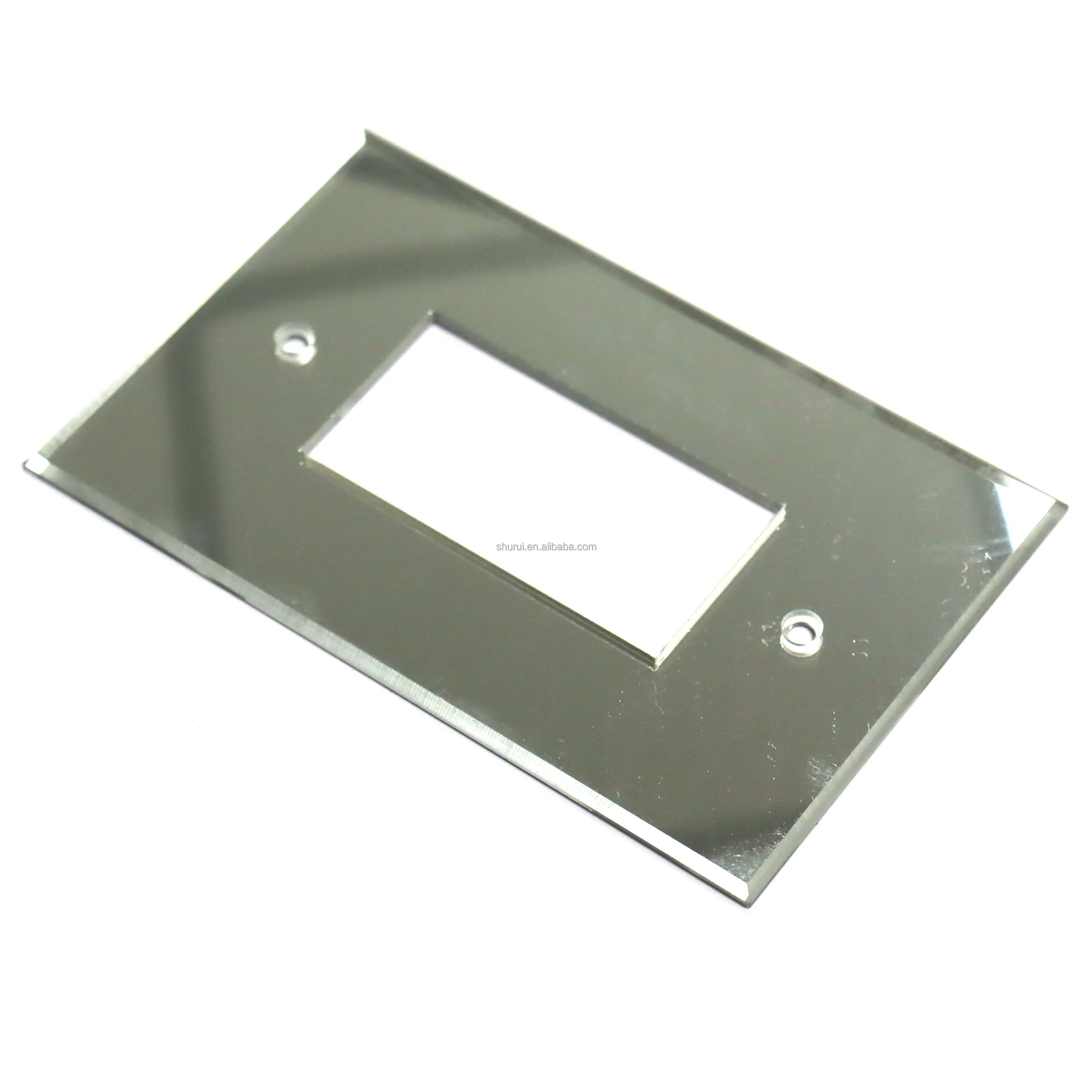 CRL Clear Toggle Switch Acrylic Mirror Plate High Quality Light Switch Mirrored Cover for Decorative