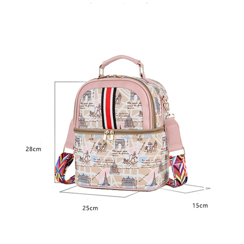 
New design dupont dual compartment insulated lunch dry style ice pack gel brick cooler bag 