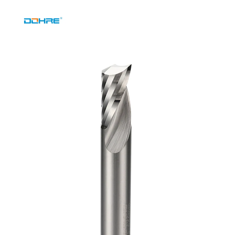 DOHRE Factory Direct Good Quality Solid Carbide Single Flute 1F Aluminum Square Endmill Cutters For Aluminum