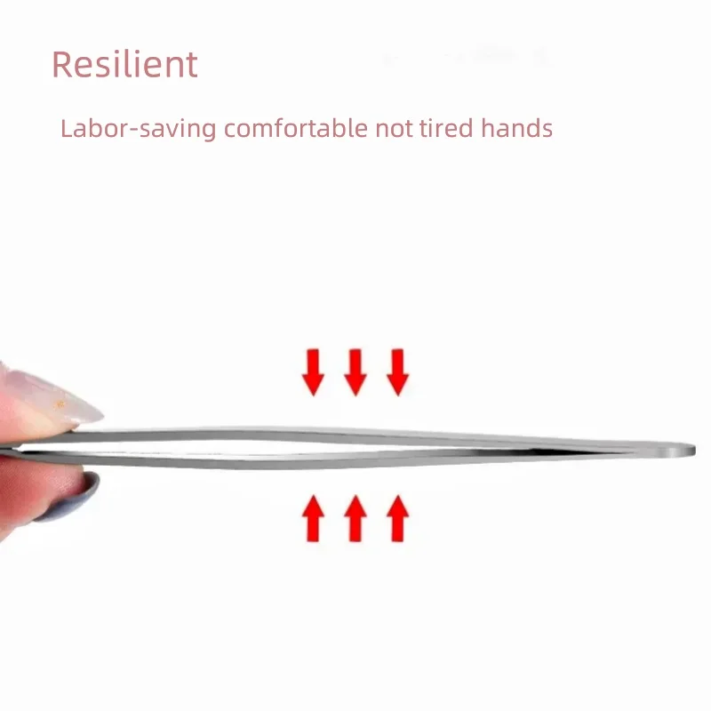 Hot-selling Oblique Eyebrow Clip High-quality Eyelash Tweezers Professional Stainless Steel Cosmetic Tools