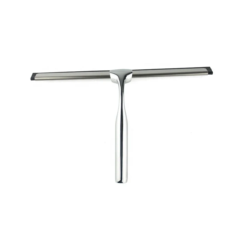 Shower Squeegee for Shower Doors,All Purpose Bathroom Stainless Steel Squeegee Shower Cleaner for Mirror Car Glass Window