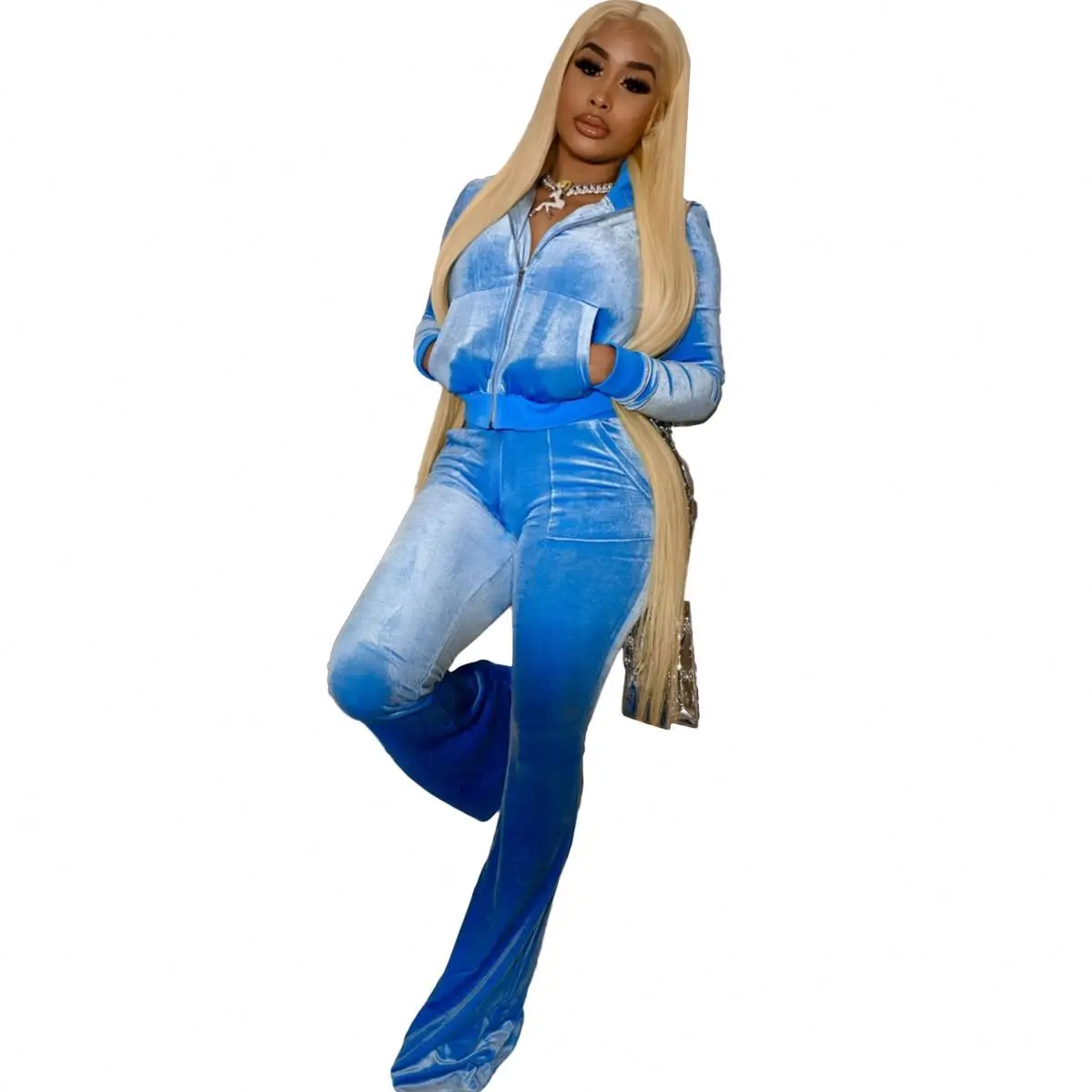 2021 весенние вельветовые велюровые спортивные костюмы из двух предметов, теплый зимний комплект для женщин тренировки Осенняя пикантная обувь из 2 предметов наборный штаны Jogger комплект спортивные костюмы