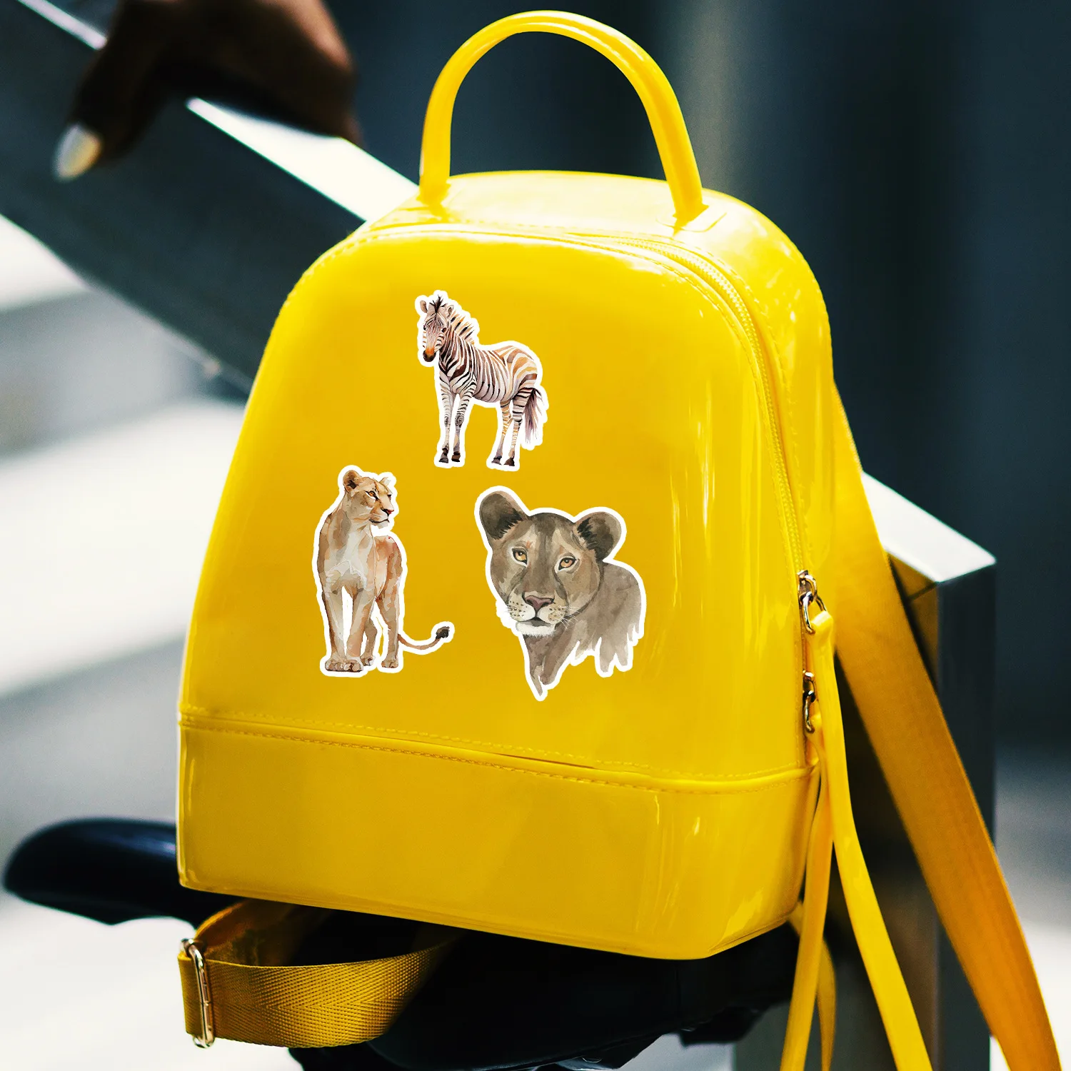 50pcs African Animal Graffiti Stickers Mobile Phones Computers Refrigerators Decorative Luggage