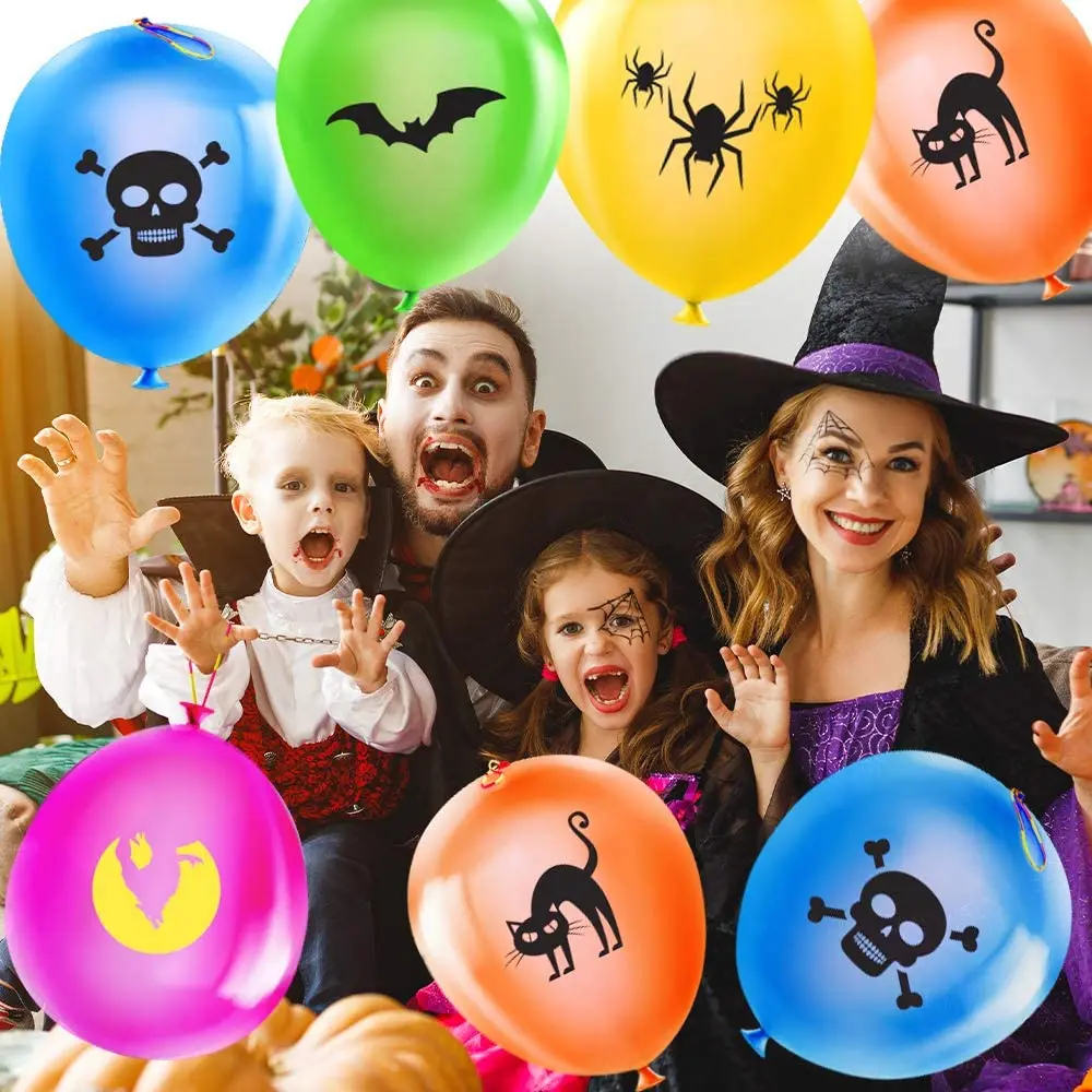 
china big inflatable 18 inch latex punch ball balloon with good rubber band for Children Toys 
