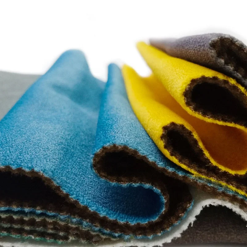 Hometextile luxury knitted holland velvet fabric 100% polyester super soft upholstery holland velvet fabric for sofa