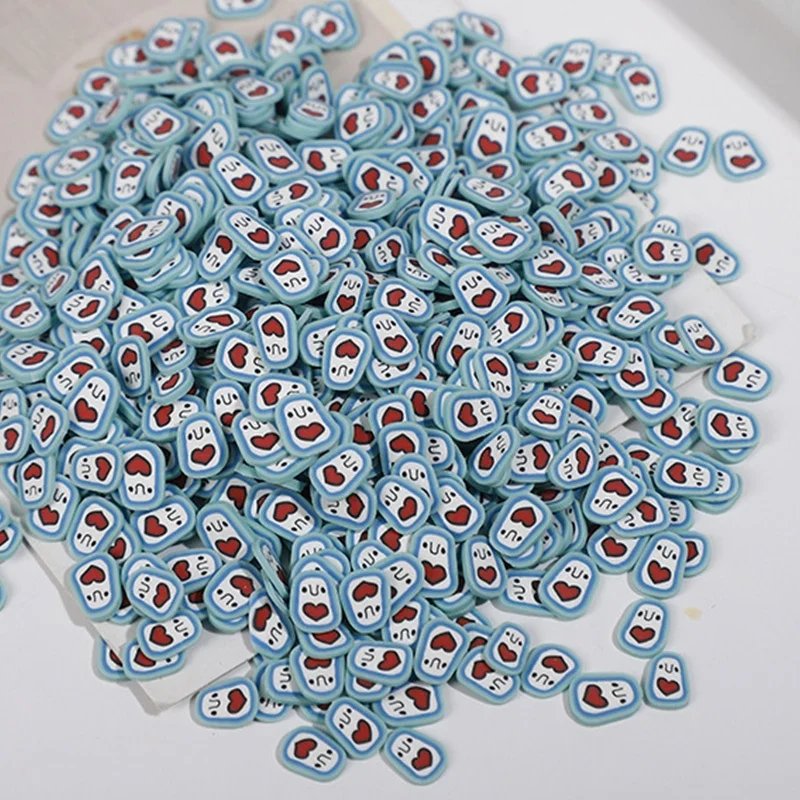 Cute Hot Selling Colorful Polymer Clay Sprinkles For Slime Crafts Making