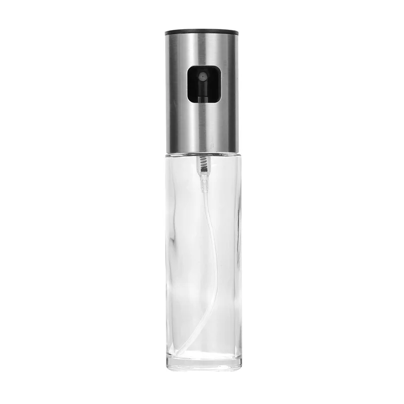 304 Stainless Steel Glass Oil And Vinegar Spray Bottle Olive Oil Sprayer 100ML Olive Oil Sprayer bottle for Barbecue Cooking