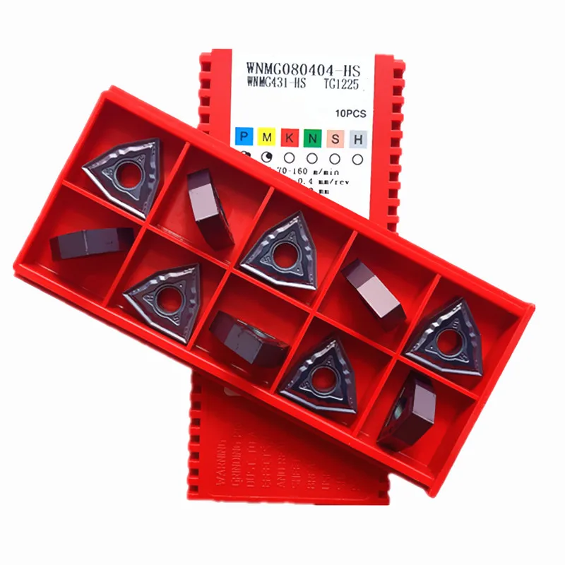 Indexable Lathe Carbide External Turning Inserts WNMG080404 Wnmg080408 MS MA HS for Steel stainless steel universal